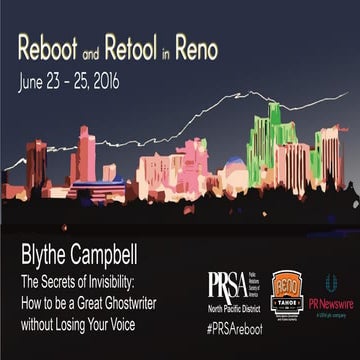 Blythe campbell   secret of invisibility for prsa npd