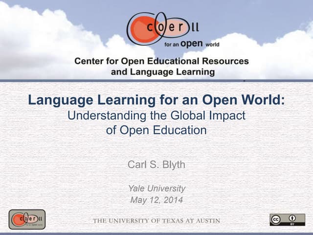 Blyth Yale University SCI Symposium ppt 