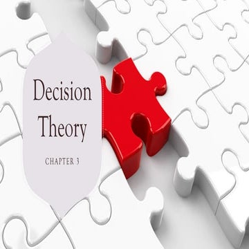 BM 2 Chapter 3 Decision Theory Topic on Business Management