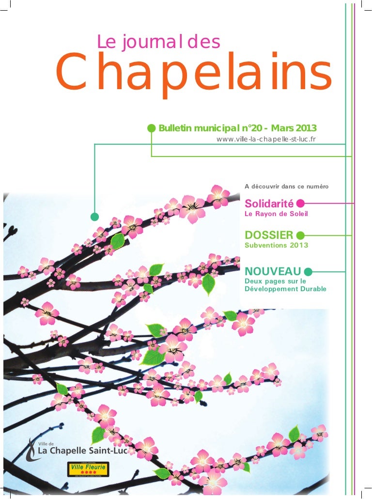 la chapelle saint luc bulletin municipal n 20