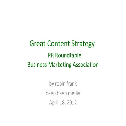 Content Strategy: How to Win at Social and Search with a Great Content Strategy