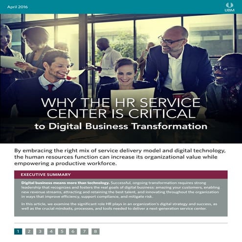 The Role of HR on Digital Transformation | PPTX