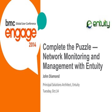 Complete the Puzzle — Network Monitoring and Management with Entuity