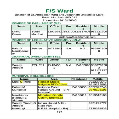 Bmc  fs ward