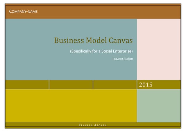 BMC for Social Enterprise