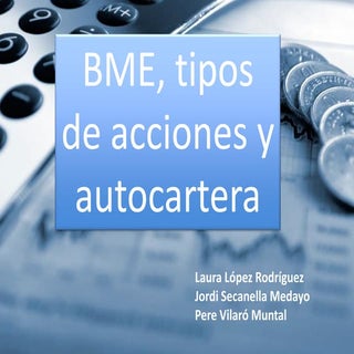 Bme accions autocartera