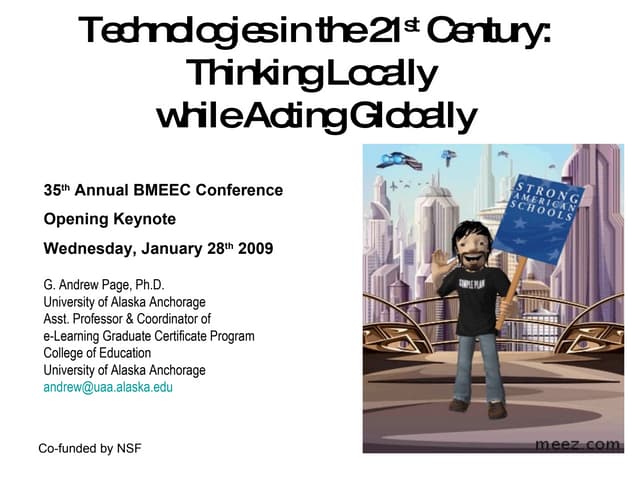 BMEEC 2009 Opening Keynote