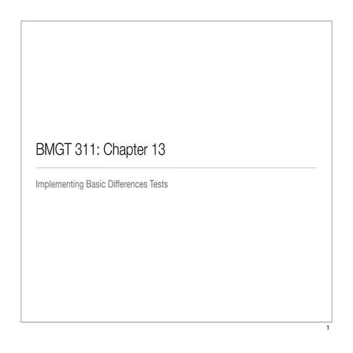 hypothesis testing elementary statistics | PPT