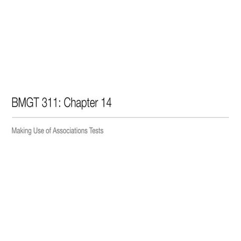 Bmgt 311 chapter_14