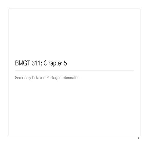 Bmgt 311 chapter_5