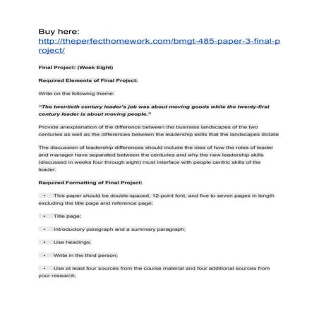 BMGT 364 FINAL PROJECT ASSIGNMENT 3 APPLYING THE P-O-L-C | PDF
