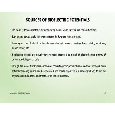 measuring recording and monitoring bioelectric signal
