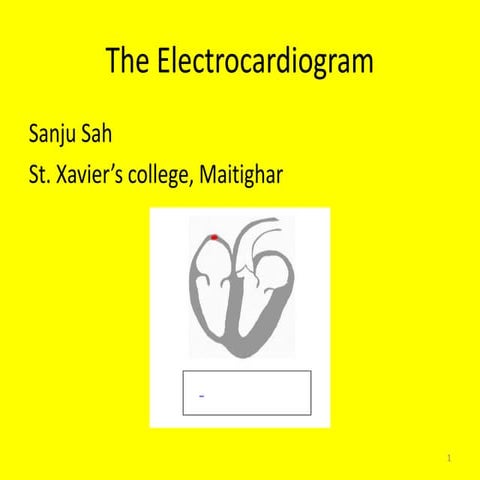 Electrocardiogram pptx