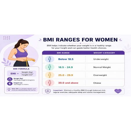 BMI for Women: Healthy Ranges, Risks & Wellness Tips | PDF