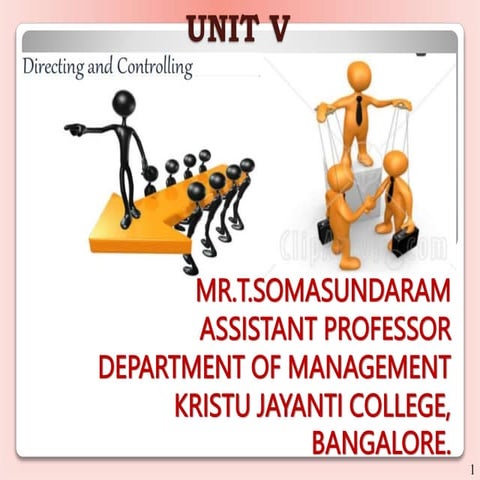 Directing and Controlling