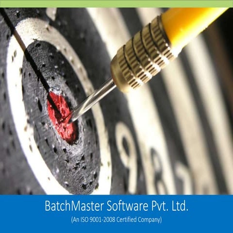 BatchMaster Software- Providing ERP solutions from last 30 plus years