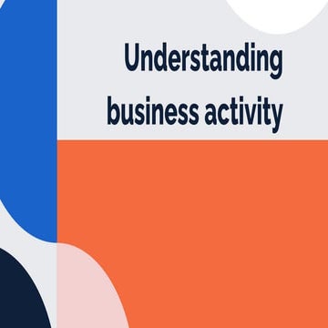 Factors of production in businesses Activity