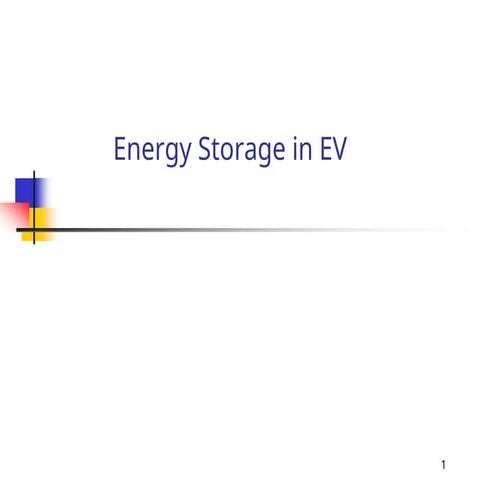 Battery Management System Presentation in EV | PPT