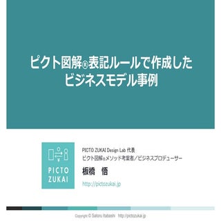 ピクト図解（R）表記ルールで作成したビジネスモデル事例