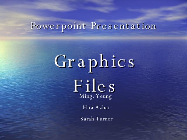 BMSC1103 Graphics Presentation