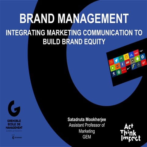 Brand Management International Business Environment