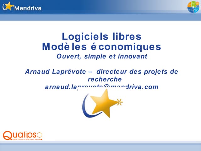 Business modèles pour l'Open Source