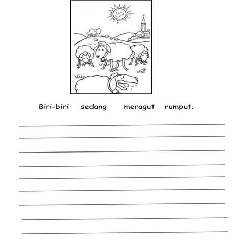 Latihan Menulis Bahasa Melayu Tahun 1