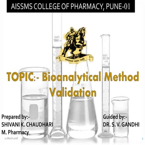 Bioanalytical Method Validation