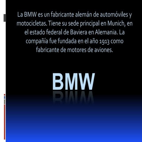 Exposicion sobre BMW y toda su historia.pdf. | PDF
