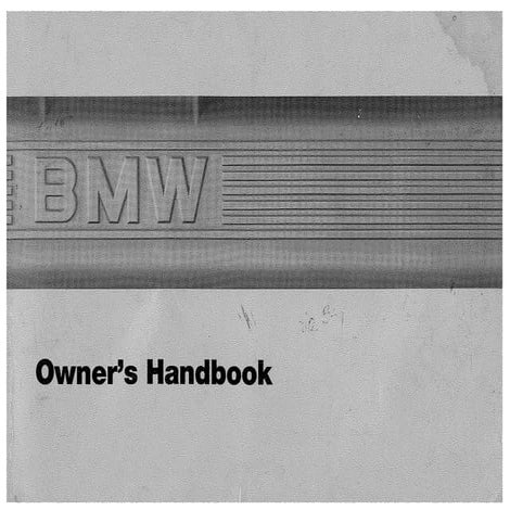 Bmw e28 528e 535i s m5 owners handbook | PPT
