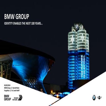BMW Group - Identity Enables the Next 100 Years..  (Identity Live Berlin 2018)