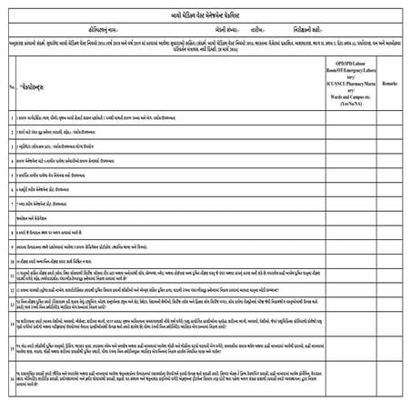 BMW Management Checklist for bio medical west management in gujarati ...