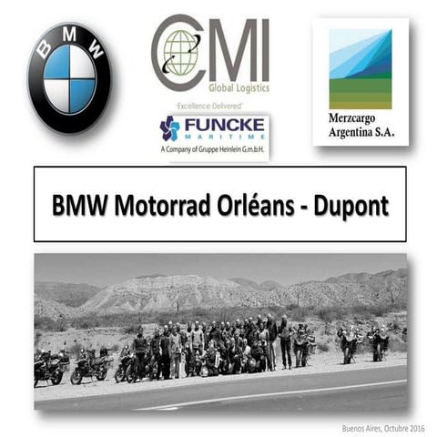 BMW Motorrad Spain CMI Global Logistics Ltd PPT