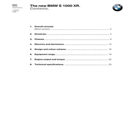 BMW S 1000 XR at EICMA 2014 Press Release