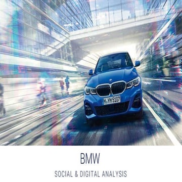 BMW Social Listening & Digital Analysis 2019