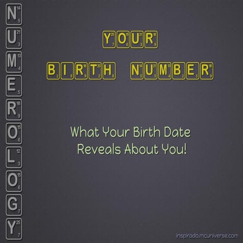 Do The Numbers of Your Birth Date Tell Something About You?