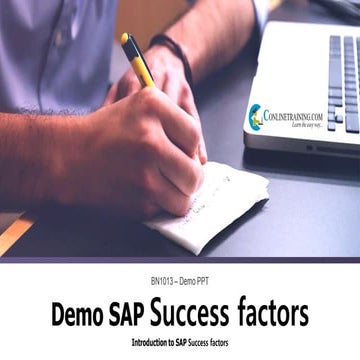 Bn1013 demo  sap success factors