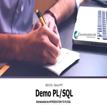 Bn 1018 demo  pl sql