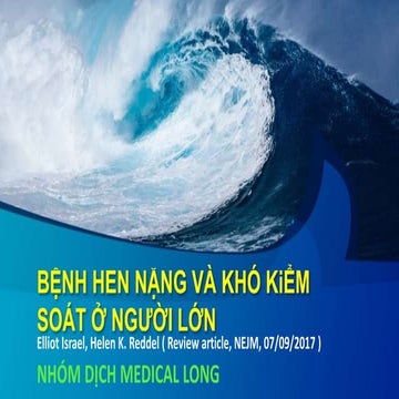 Bệnh hen nặng và khó điều trị ở người lớn