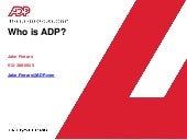 ADP Presentation by Jake Ferraro