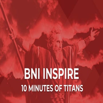 Bni 10 Minutes of Titans - NEC