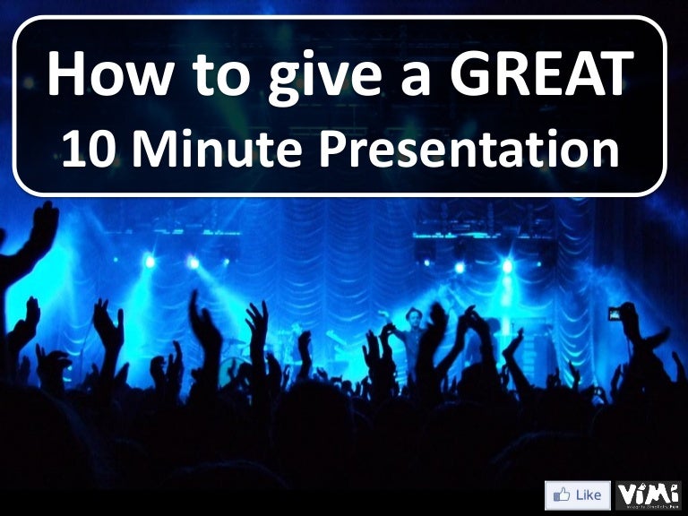how many slides is a 10 minute presentation