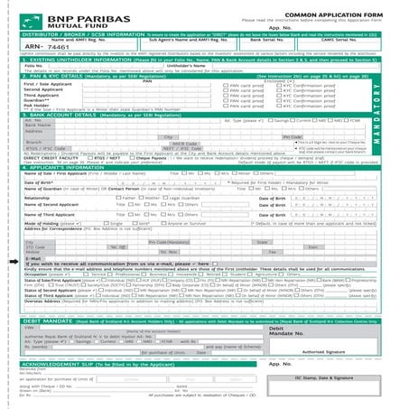 Bnp paribas tax advantage plan application form