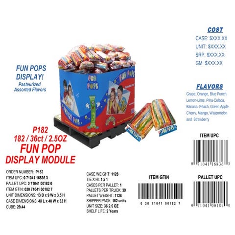 Freeze Pops Display Bin - A Real Eyecatcher in your Stores! | PPT