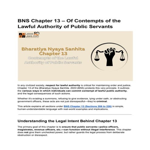 BNS Chapter 13 – Of Contempts of the Lawful Authority of Public Servants.pdf