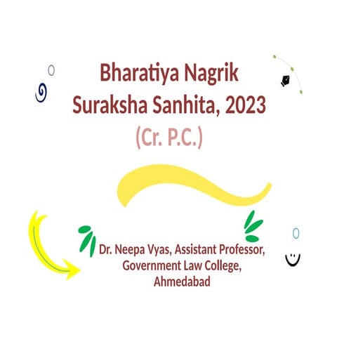 Bartiya Nagrik Suraksha Sanhita and Comparison of BNSS and CrPC