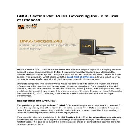 BNSS Section 243_ Rules Governing the Joint Trial of Offences.pdf