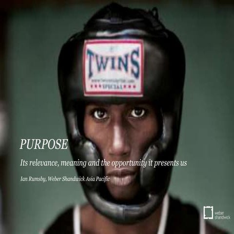 The relationship between ‘brand purpose’ and ‘brand communication’