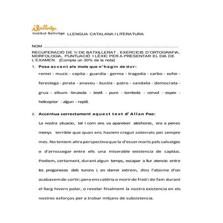 Exercicis recuperació 1r batxillerat (curs 2016-2017)