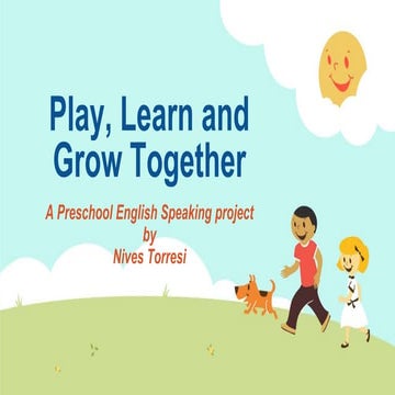  Preschool project for IATEFL Webinar  